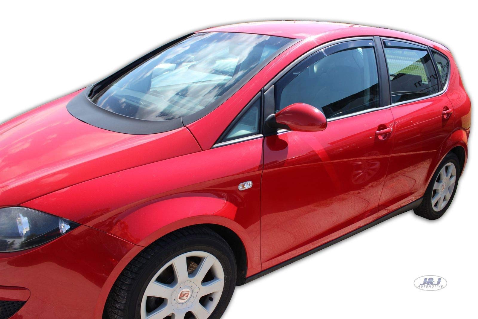 J&J AUTOMOTIVE Derivabrisas para Seat Toledo 5 puerta 2005-2009 4 piezas