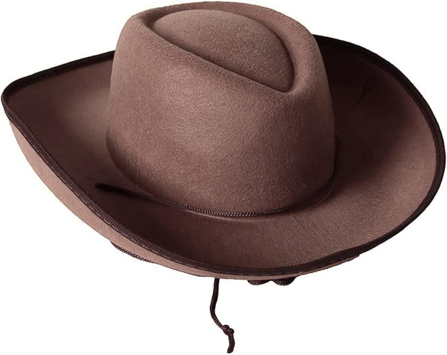 Making Believe Kids Western Rodeo Cowboy or Cowgirl Classic Costume Set - Vest, Brown Hat, Bandana (Choose Color and Size)