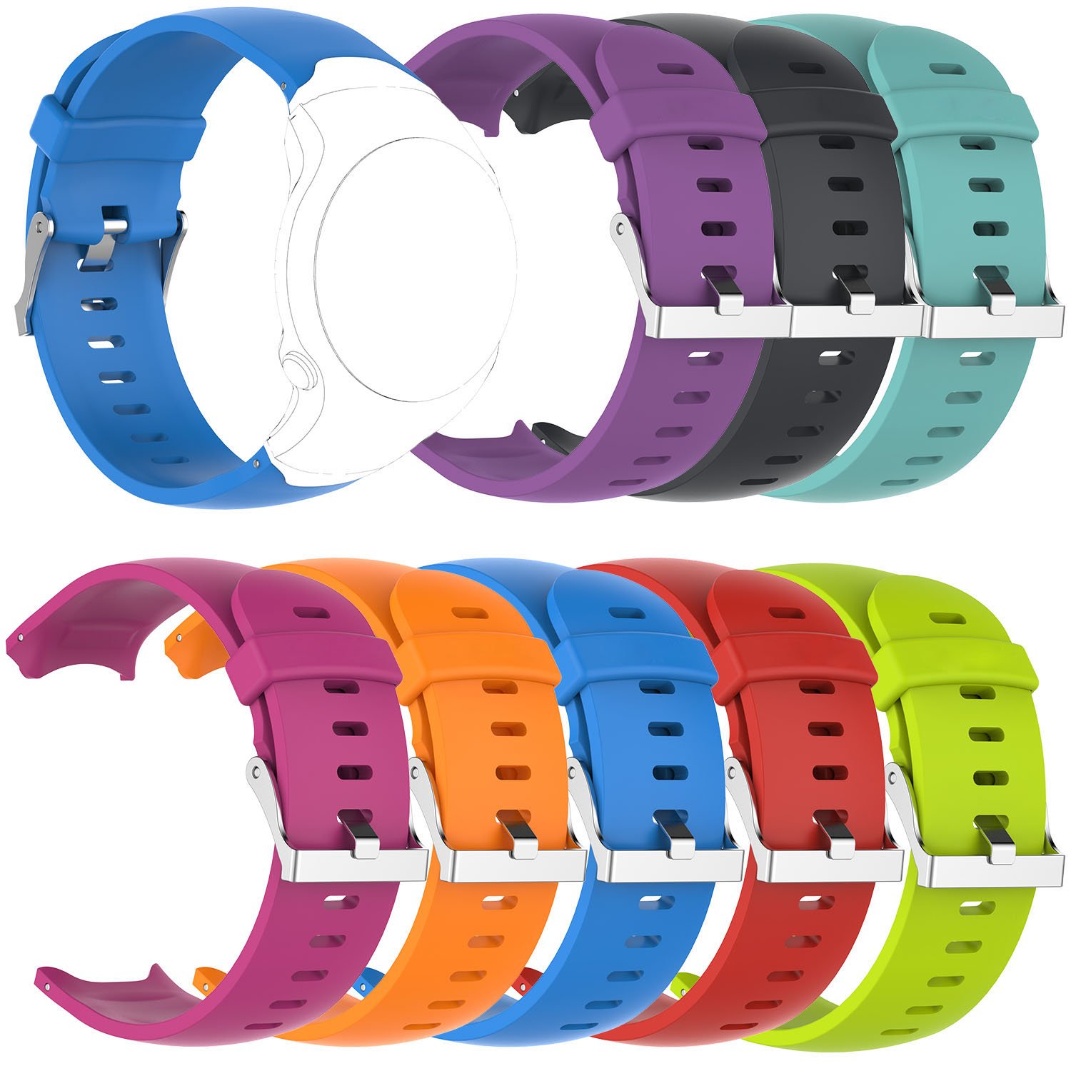 Bracelet de rechange en silicone souple pour Garmin Approach S3