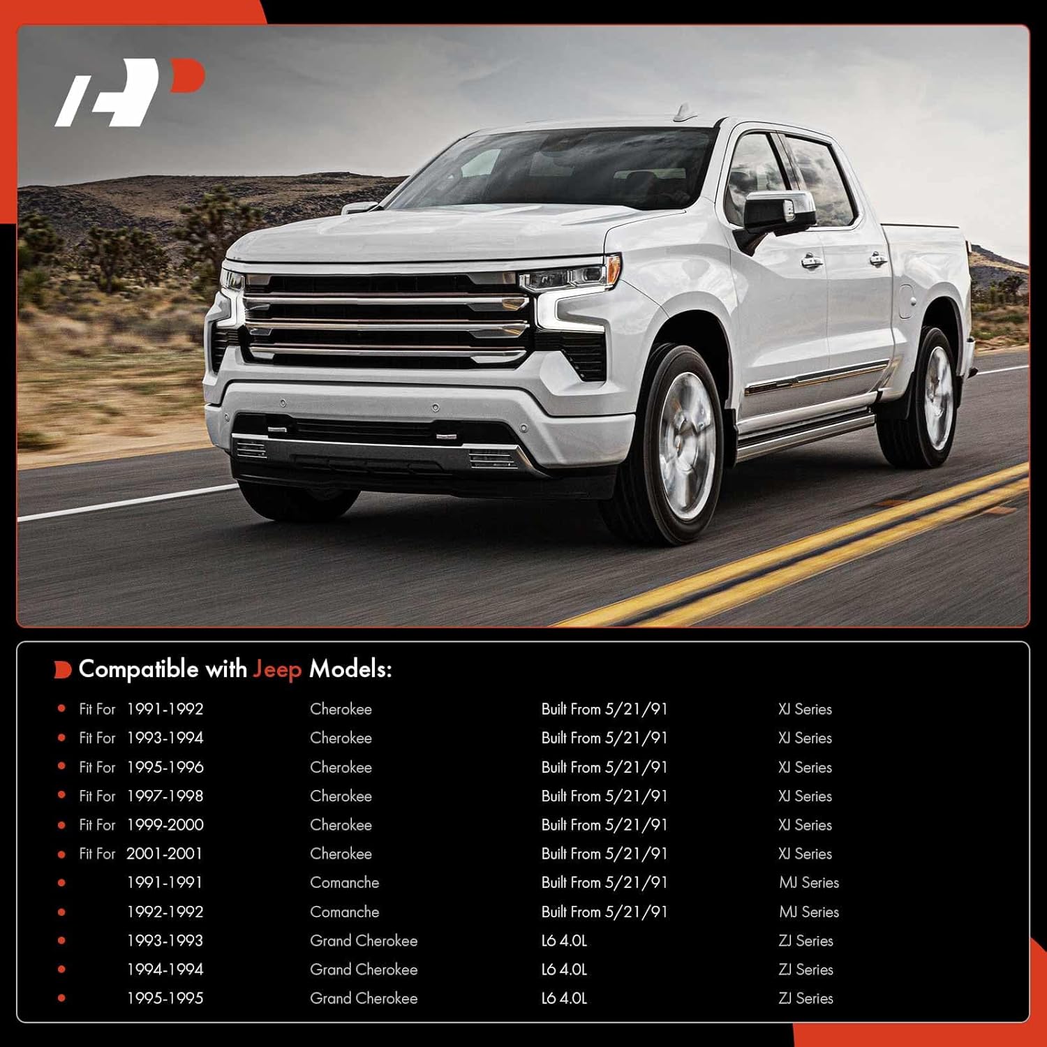 A-Premium Set of 10, Front Sway Bar Link Upper Lower Ball Joint Inner Outer Or At Pitman Arm Tie Rod End, Compatible with Jeep Grand Cherokee 1993-1995, Cherokee 1991-2001, Comanche 1991-1992