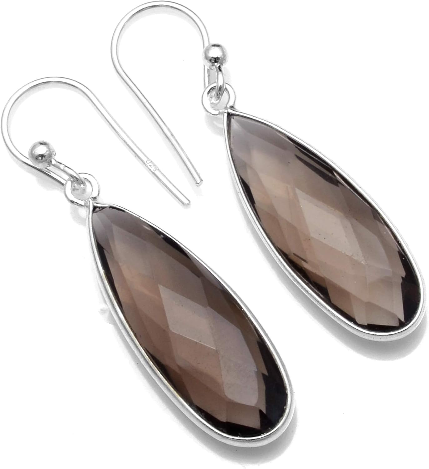 Silver Palace 925 Sterling Silver Natural Gemstone Earrings for Women