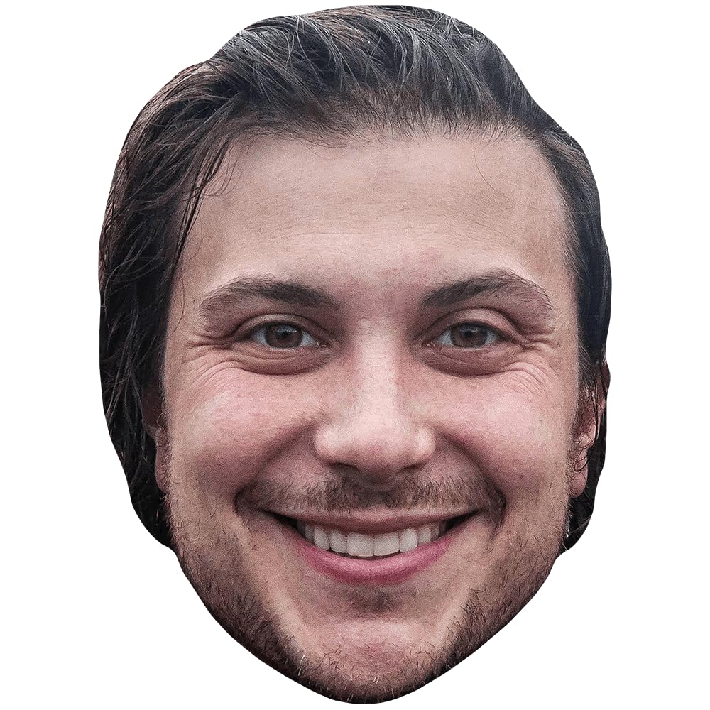 Frank Iero (Smile) Celebrity Mask, Flat Card Face, Fancy Dress Mask