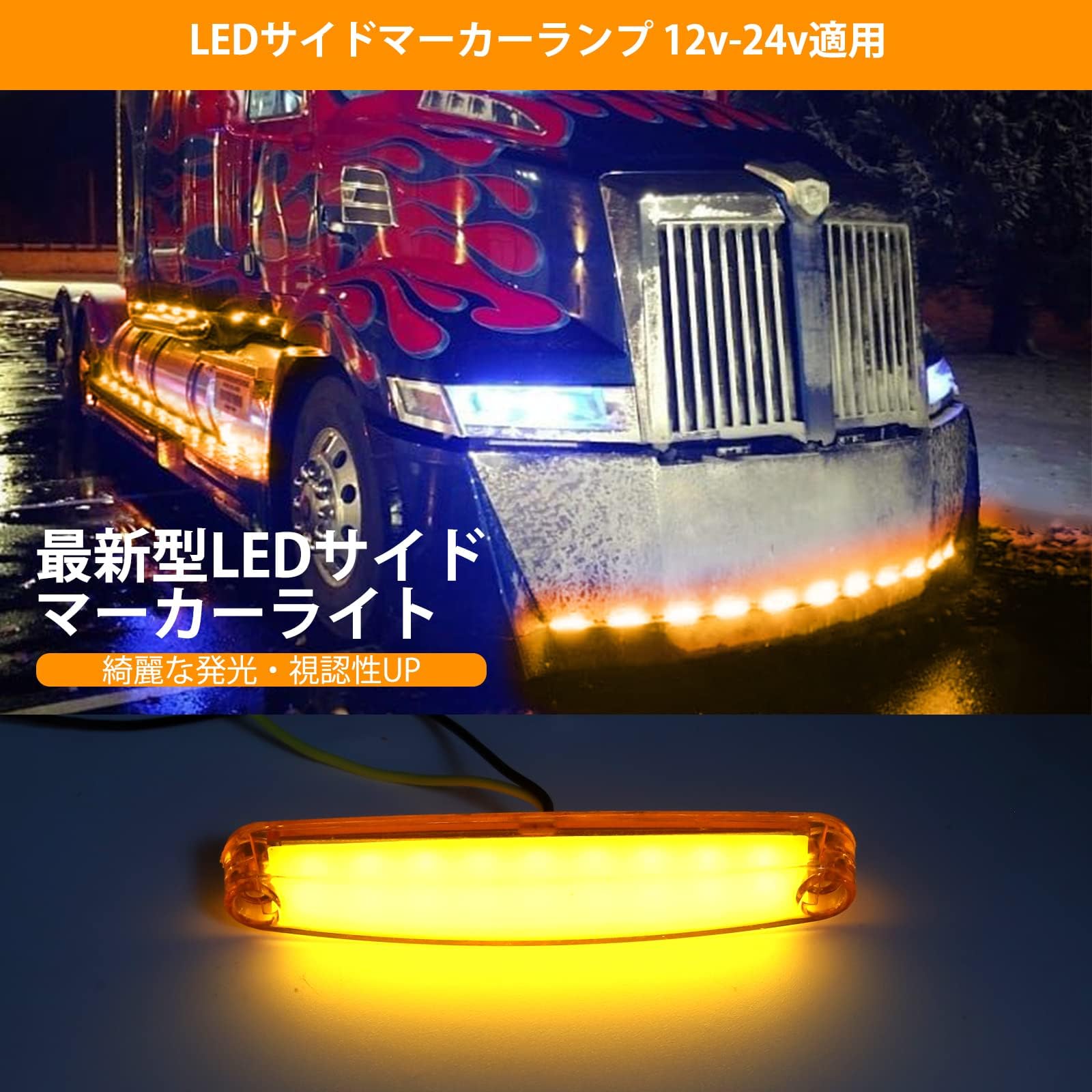 Amazon.co.jp: 車用 車幅灯 ダウンライト 防水 10個セット : 車＆バイク