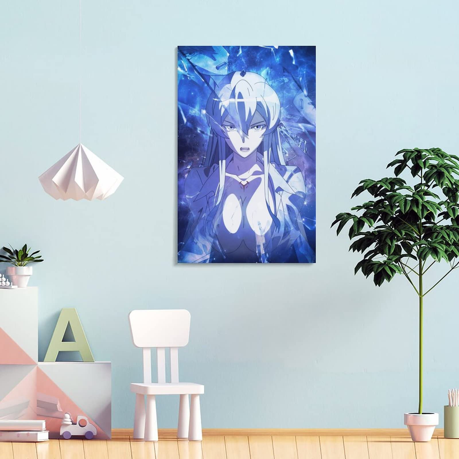 Amazon.co.jp: アカメが斬る エスデス アニメ アート HD ポスター 壁画