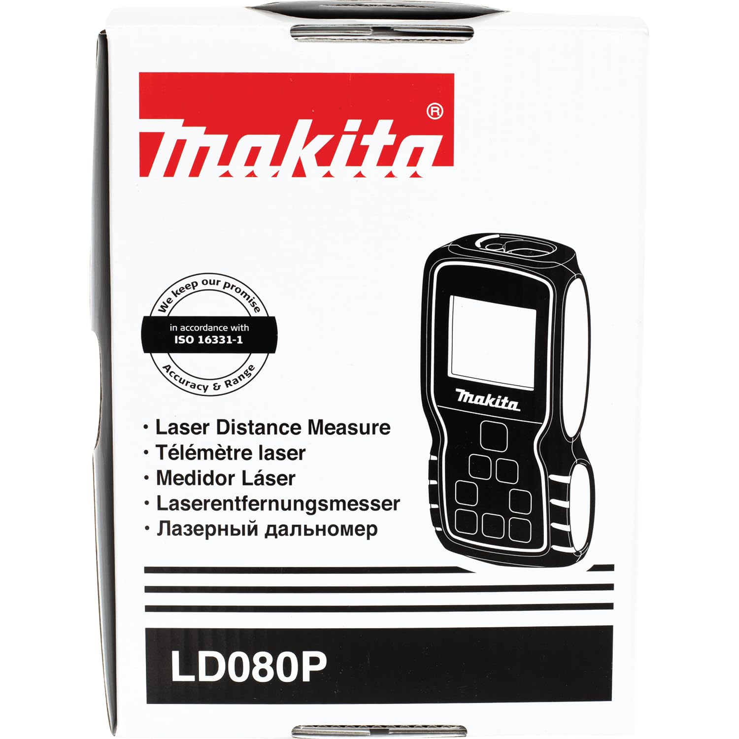 Makita LD080P Medidor Láser, 80m Longitud