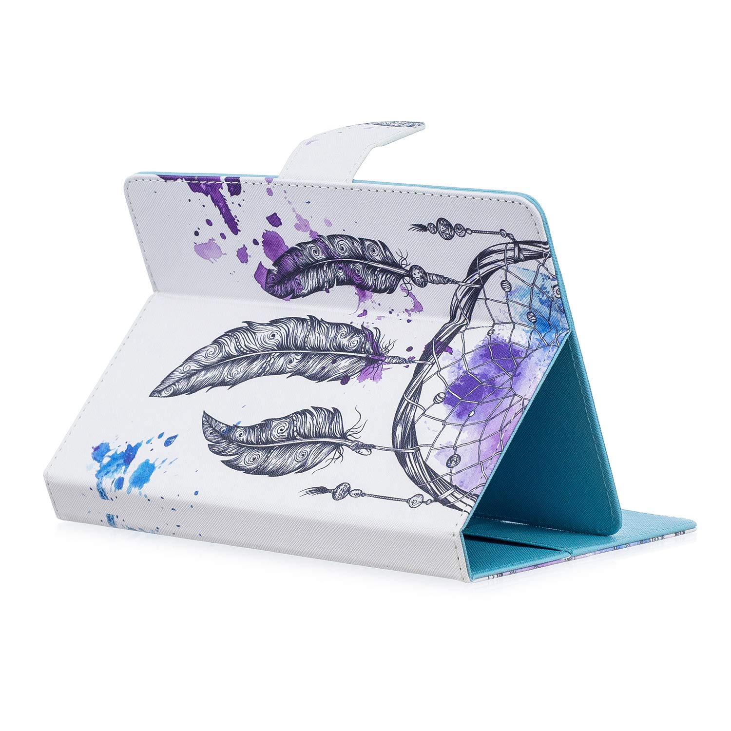 Custodia Universale Per Tablet 8 Pollici Con Tasca Porta Documenti - Protettiva In Pelle PU, Supporto Regolabile Per Lettura E Digitazione, Compatibile Con IPad Mini, Samsung, Huawei, Lenovo
