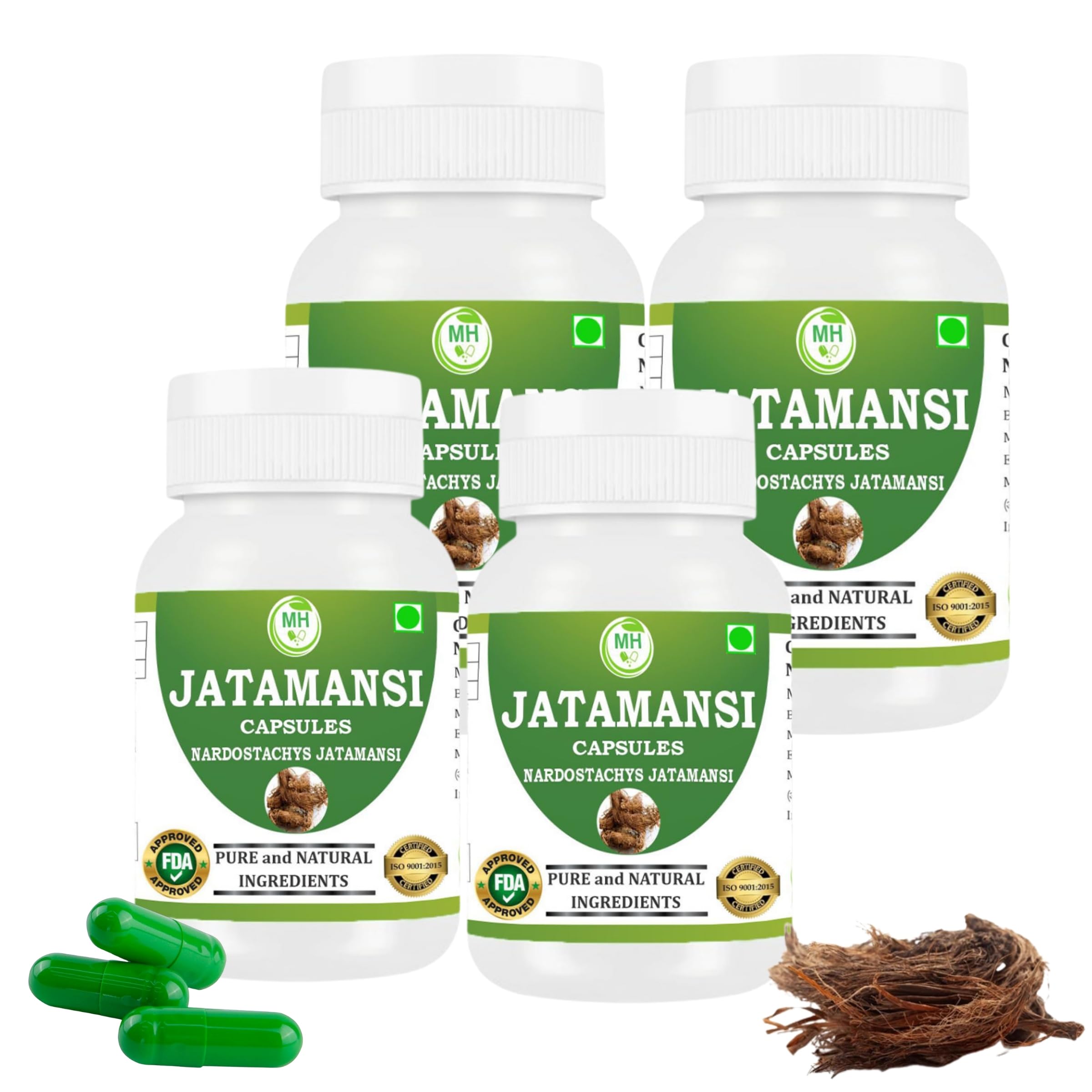 Jatamansi Capsules 500mg – 60 Count | Vegetarian | Plant-Based | Herbal Supplement | No Artificial Additives | Gluten-Free | Organic (pack of 2) — Amazon image 10