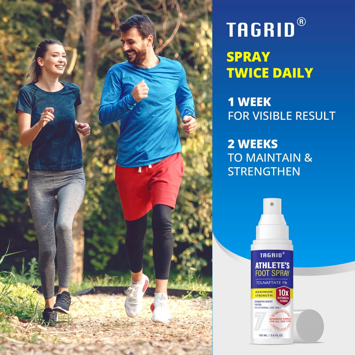 TAGRID Athletes Foot Treatment: Maximum Strength Antifungal Spray for Athletes Foot Fungus Jock Itch Ringworm Treatment for Humans - Anti Itch Spray for Itchy Skin Relief (3.5 Fl Oz (Pack of 1)) - Image 7