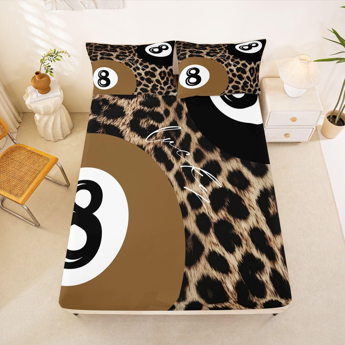 Erosebridal Funky Lucky 8 Ball Sheet Set image 2