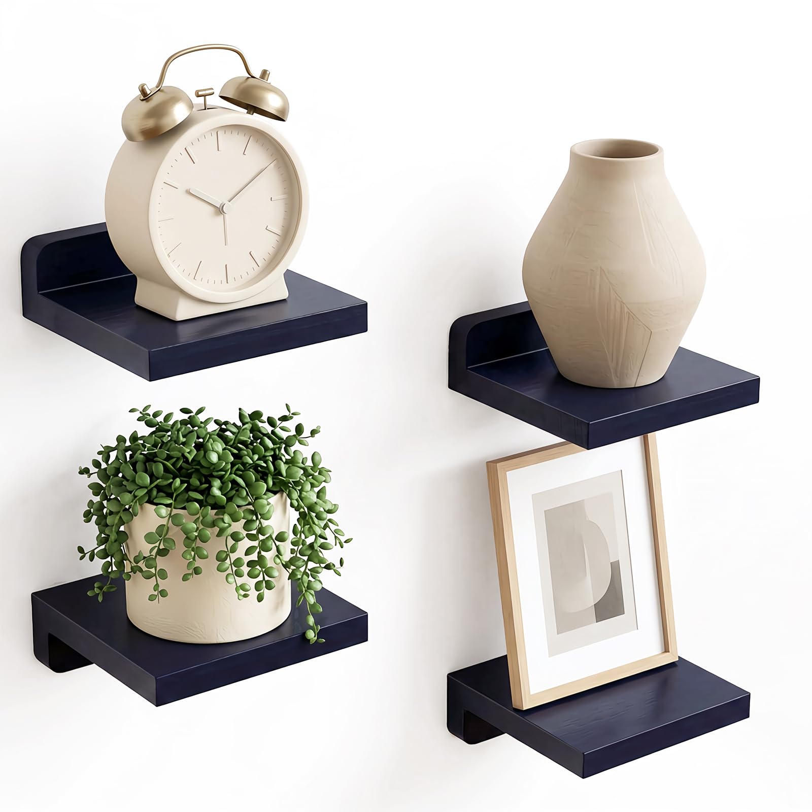 Fixwal Floating Shelves - Set of 4 -14