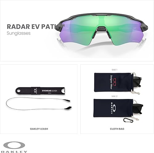 Miniatura 2 de Oakley Radar EV Path OO9208 - Gafas de sol para hombre, correa y kit de cuidado iWear de diseñador