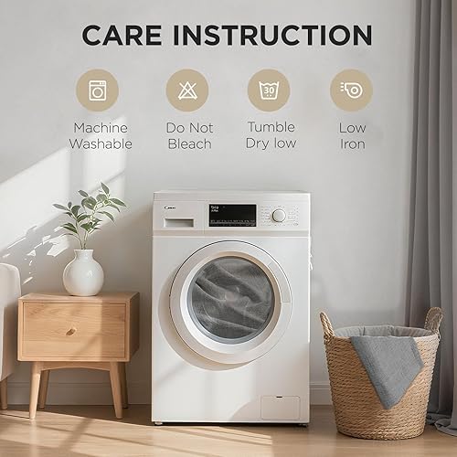 Vista 8 de Joydeco Blackout Curtains 84 Inches Long 2 Panels Burg, Room Darkening Curtains for Bedroom, 100% Black Out Textured Thermal Drapes Privacy Gris