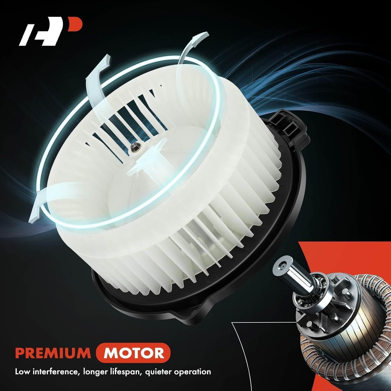 A-Premium Front HVAC Heater Blower Motor Compatible with Ford Ranger 1998-2011, Explorer 1995-2001, Explorer Sport Trac 2001-2005 & Mercury Mountaineer 1997-2001