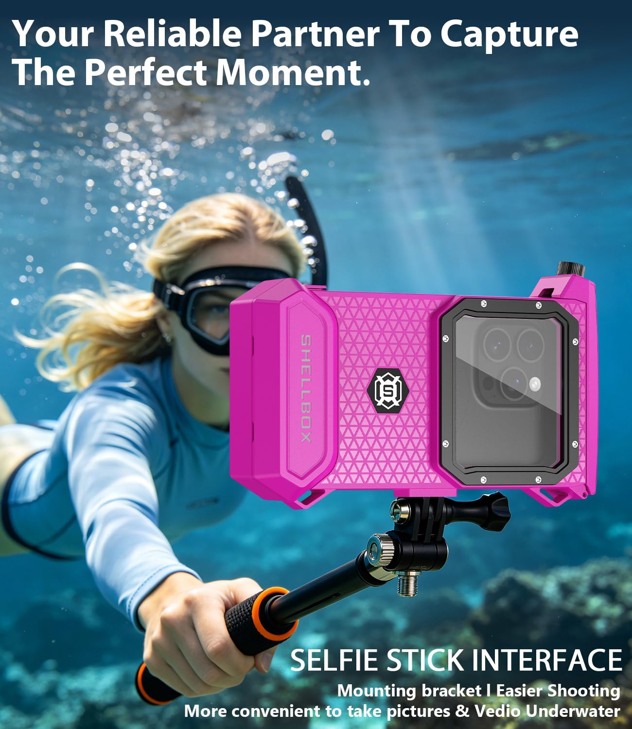 Custodia subacquea per snorkeling, custodia impermeabile per immersioni