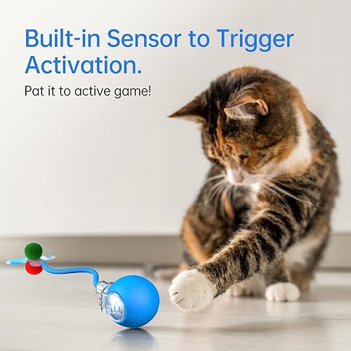 Miniatura 5 de Juguetes interactivos para gatos de interior  Juguete para gatitos con cola rápida 2.0, juguetes automáticos para gatos adultos aburridos de