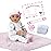 Adora 16 Inch Girl Baby Doll with Accessories Purple Matching 9-Piece Set Including a Pacifier, Hospital, Bracelet, Diaper, and More Gift for Toddlers Ages 3+ Adoption Babies Collection - Cherish