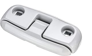 attwood 12048-4 Aluminum Fold-Down Dock Cleat, White, 6-Inch, One Size