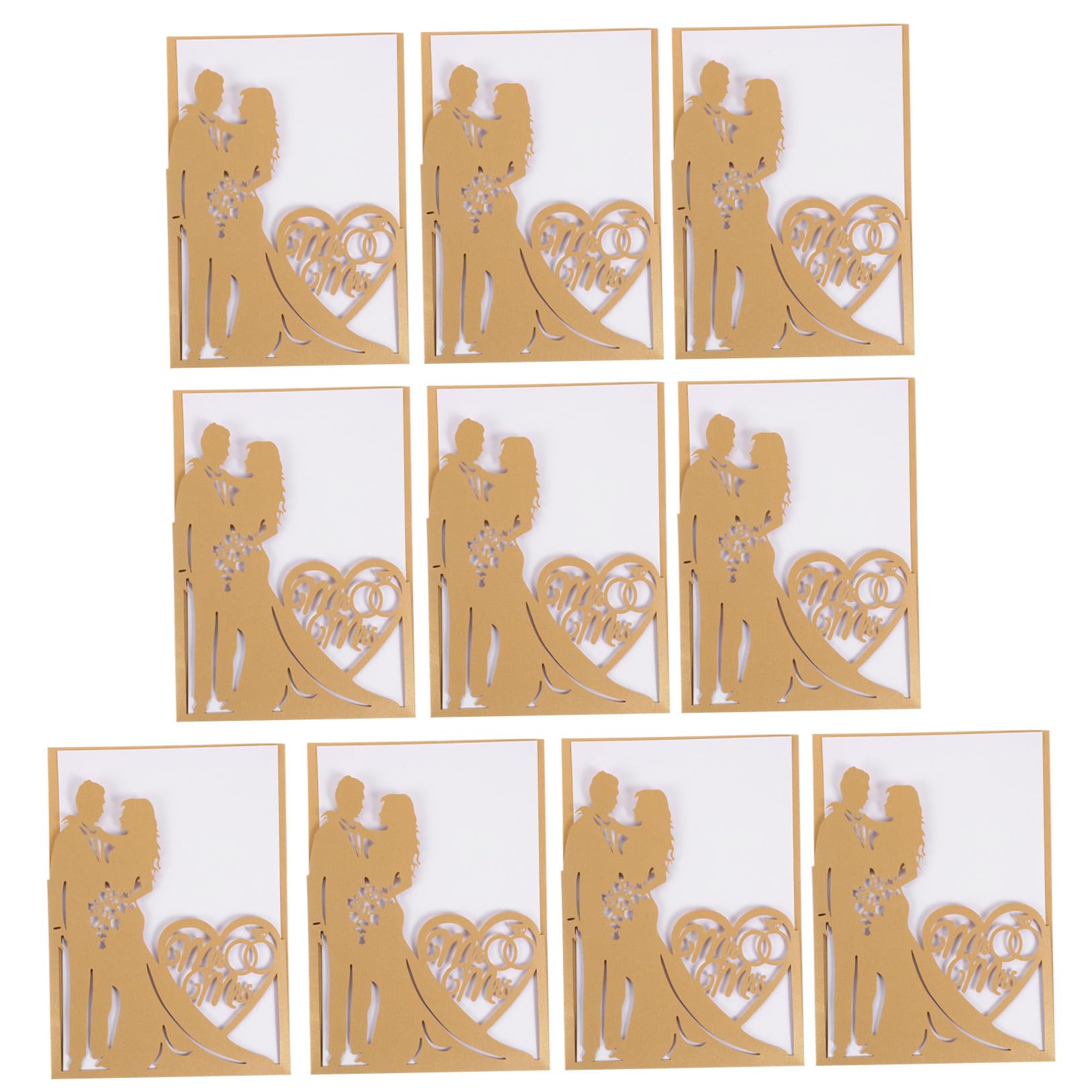 10 Tarjetas de felicitación para San Valentín y aniversarios con sobres románticos