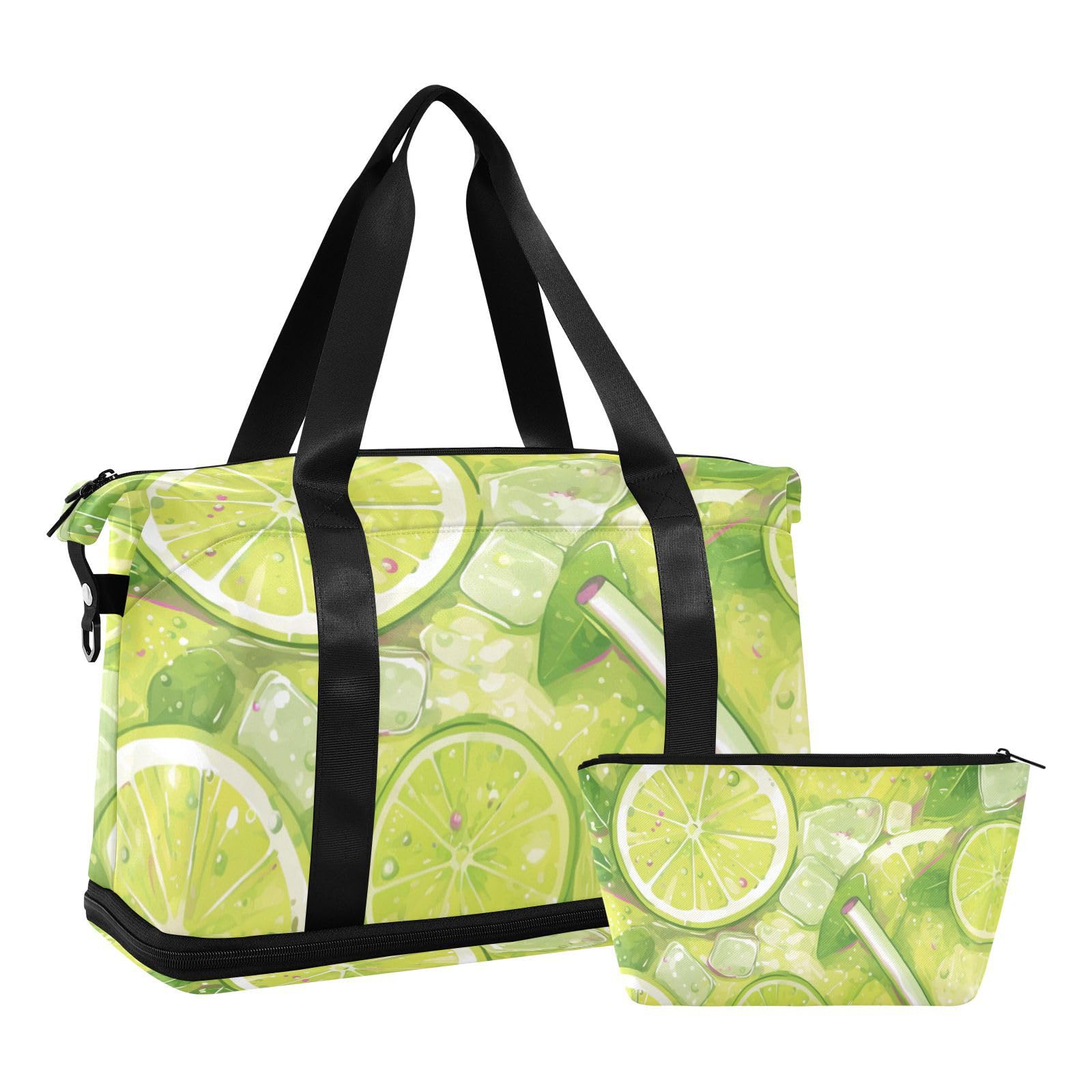 Borsa da palestra per viaggi d'affari con tasca bagnata e tracolla regolabile, per viaggi di lavoro, impermeabile, per uomini e donne