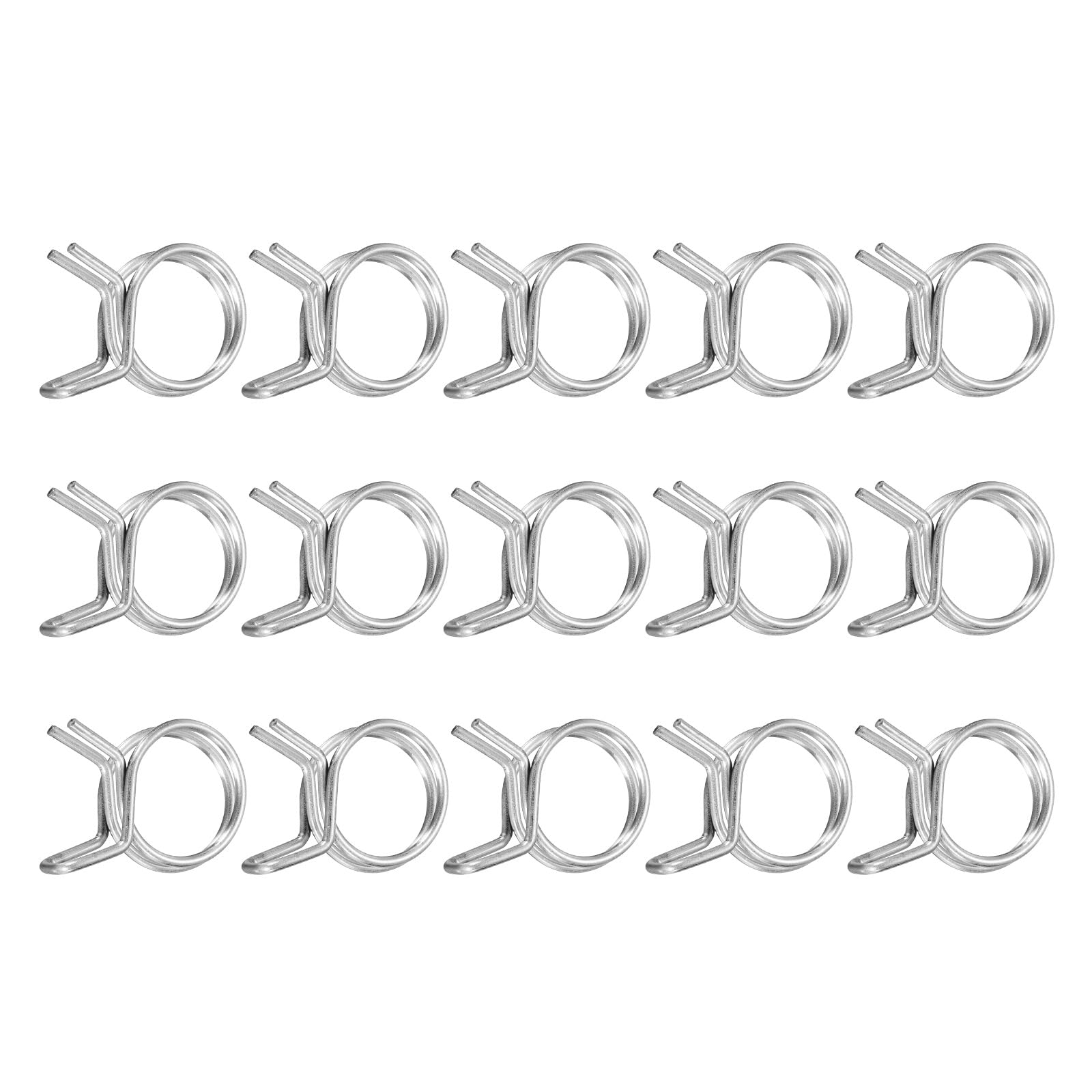 Clips de resorte ajustables para manguera de 17 mm uxcell evitan fugas en tubos de silicona