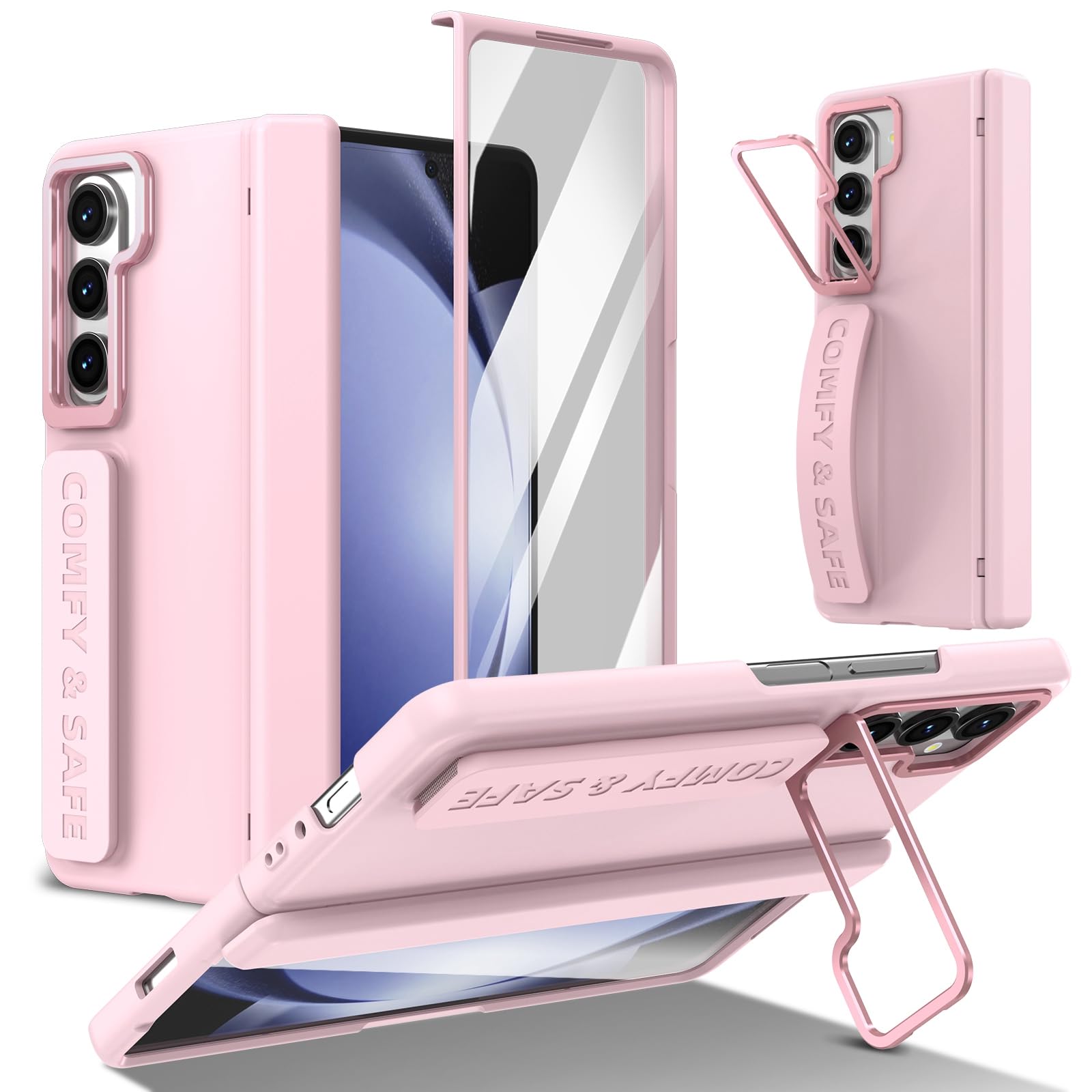 Funda para Samsung Galaxy Z Fold 5 con protección de bisagra, color