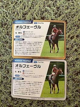 Amazon.co.jp: JRA メモリアルレースカード オルフェーヴル