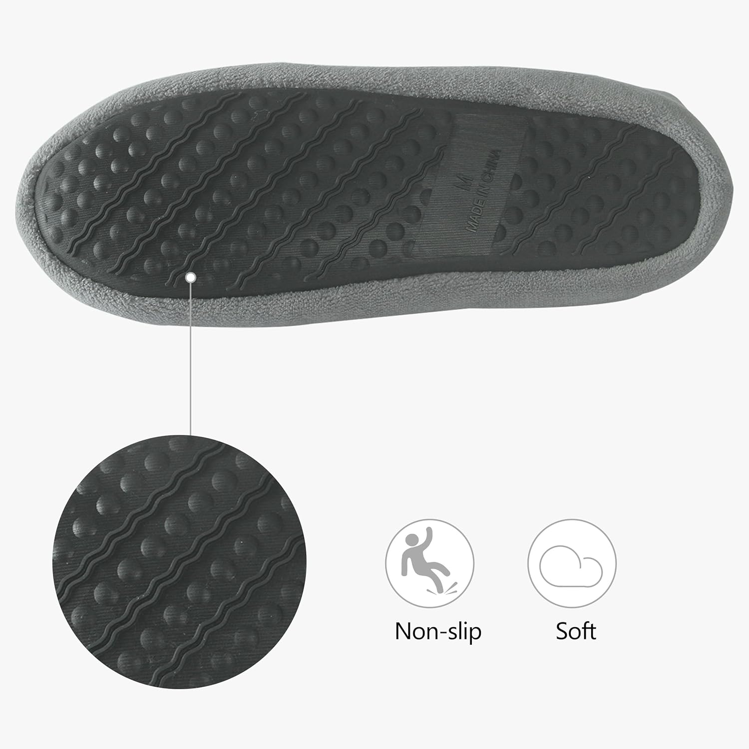 Forfoot Women's Bootie Slippers, Cozy Coral Fleece Non Slip Indoor House Shoes - Image 4