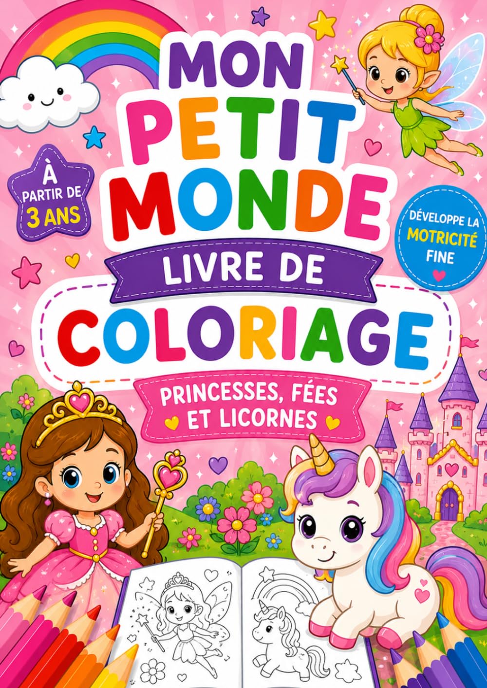 mon petit monde: livre de coloriage
