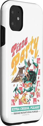 Miniatura 3 de iPhone 11 Teenage Mutant Ninja Turtles Mutant Mayhem Mikey Pizza Case