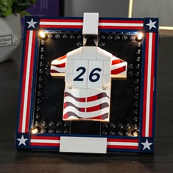 LED Lighting Compatible with LEGO 2026 U.S. Soccer National Team Jersey 43033 - JUST Lights,2.0 Light Kit Compatible with LEGO 43033,NOT Included The Model