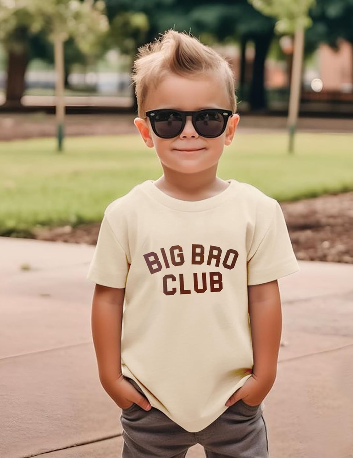 Big Brother Toddler Shirt Baby Boys Big Bro Club Letter Tee Kids Boy Promoted to Big Brother Announcement Summer Top - Image 5