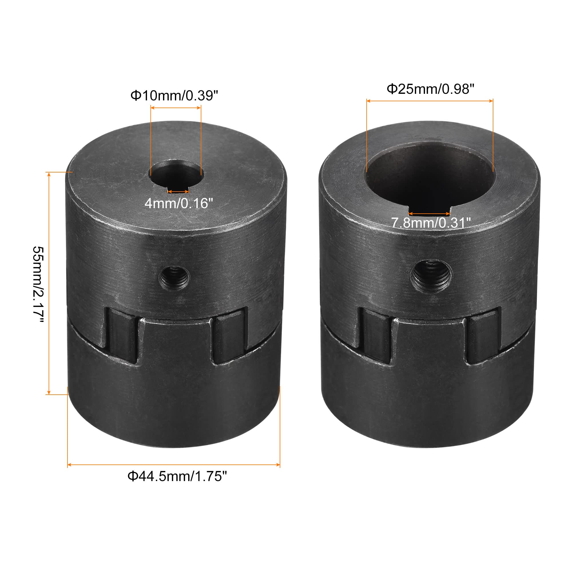 Coupleur Flexible Walfront 5mm X 8mm - Accouplement Moteur Aluminium Pour CNC Et Machines