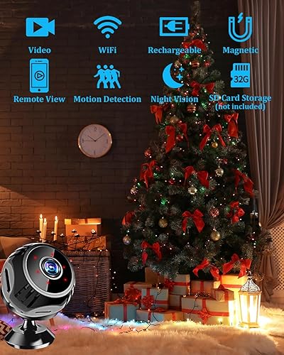 Miniatura 2 de BZZCAM Mini cámara espía oculta WiFi cámara de vigilancia inalámbrica niñera cámara de seguridad para el hogar cámara interior 1080P pequeña