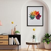 Vista 88 de Califortree 12x16 Large Shadow Box Frame with Soft Linen Back - Metal Push Pins Included, Memory Shadow Box Display Case for Bouquet Awards Medals