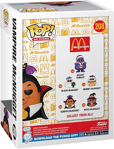 Miniatura 3 de Funko Pop! Ad Icons McDonalds - Vampire McNugget - McDonald's - Figura de vinilo coleccionable - Idea de regalo - Producto oficial - para niños y