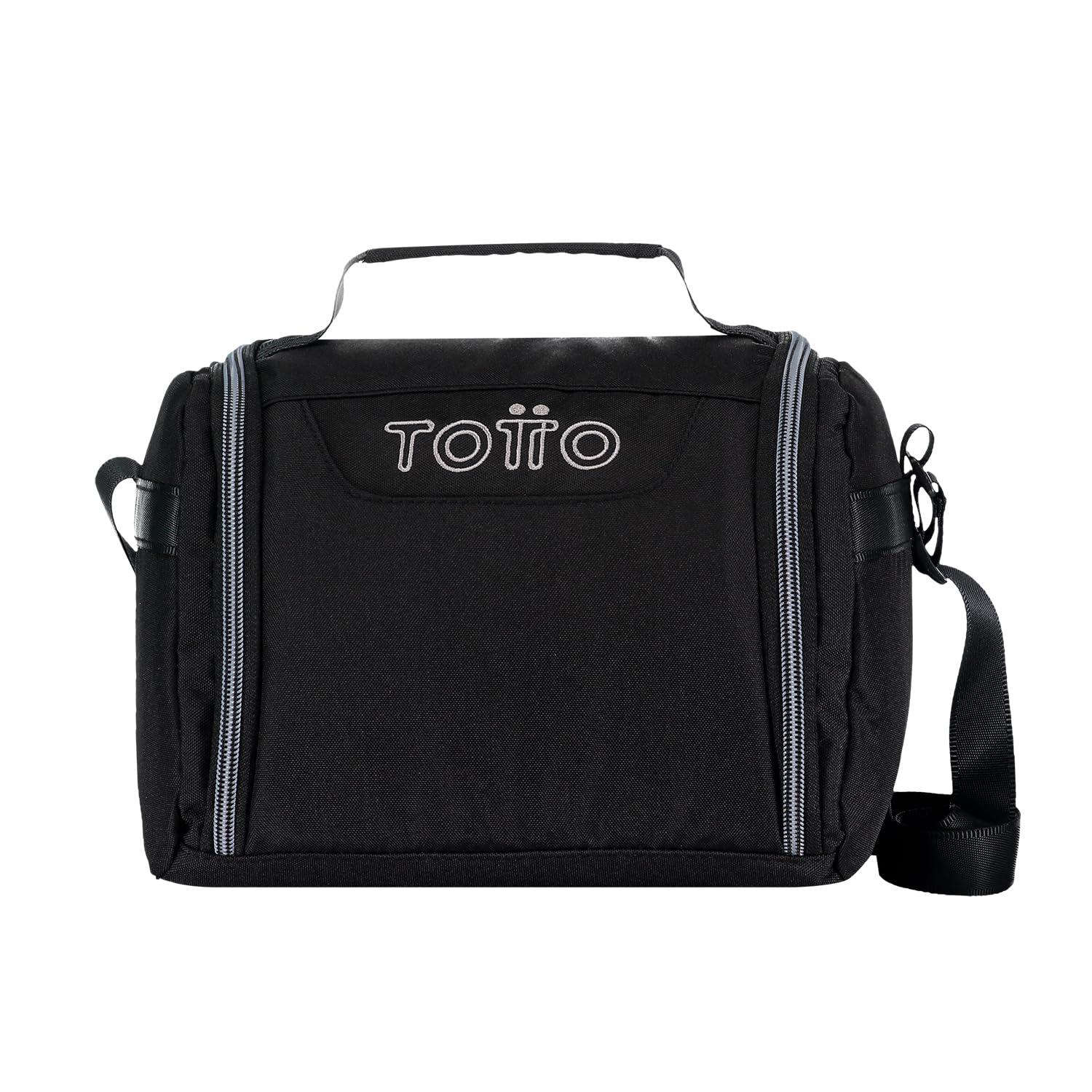 TOTTO - Borsa termica porta alimenti 8L, modello evidenziatore, 25 x 20 x 17 cm, porta merenda per bambini, apertura 180°, maniglia per mano, tracolla regolabile, perno per zaino con ruote, colore