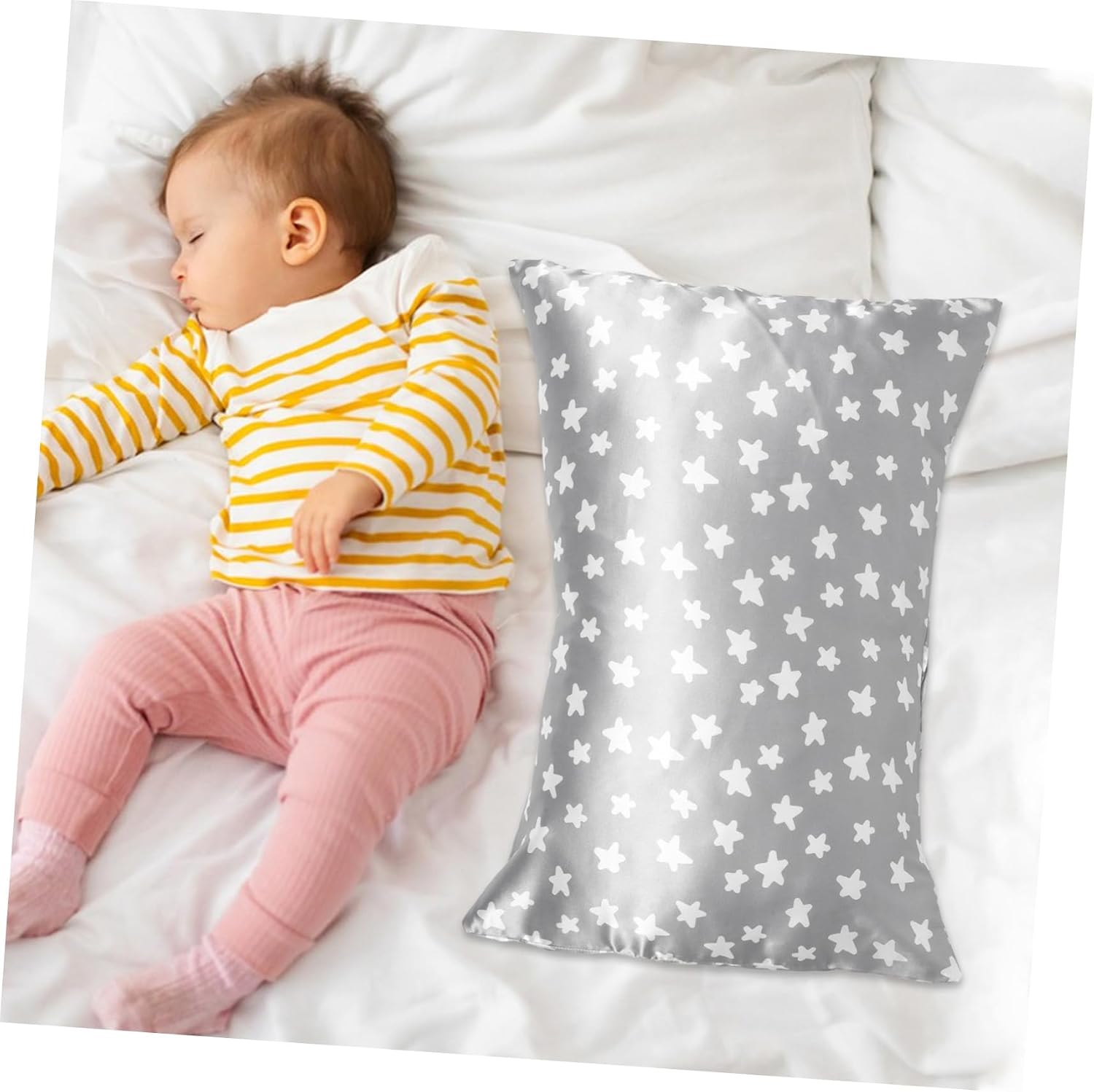 KOMBIUDA Boys and Girls Travel Pillowcase Breathable Envelope Girl Pillow Cover Travel Pillow Case for Camping Print Promotes Healthy Hair and Easy Care