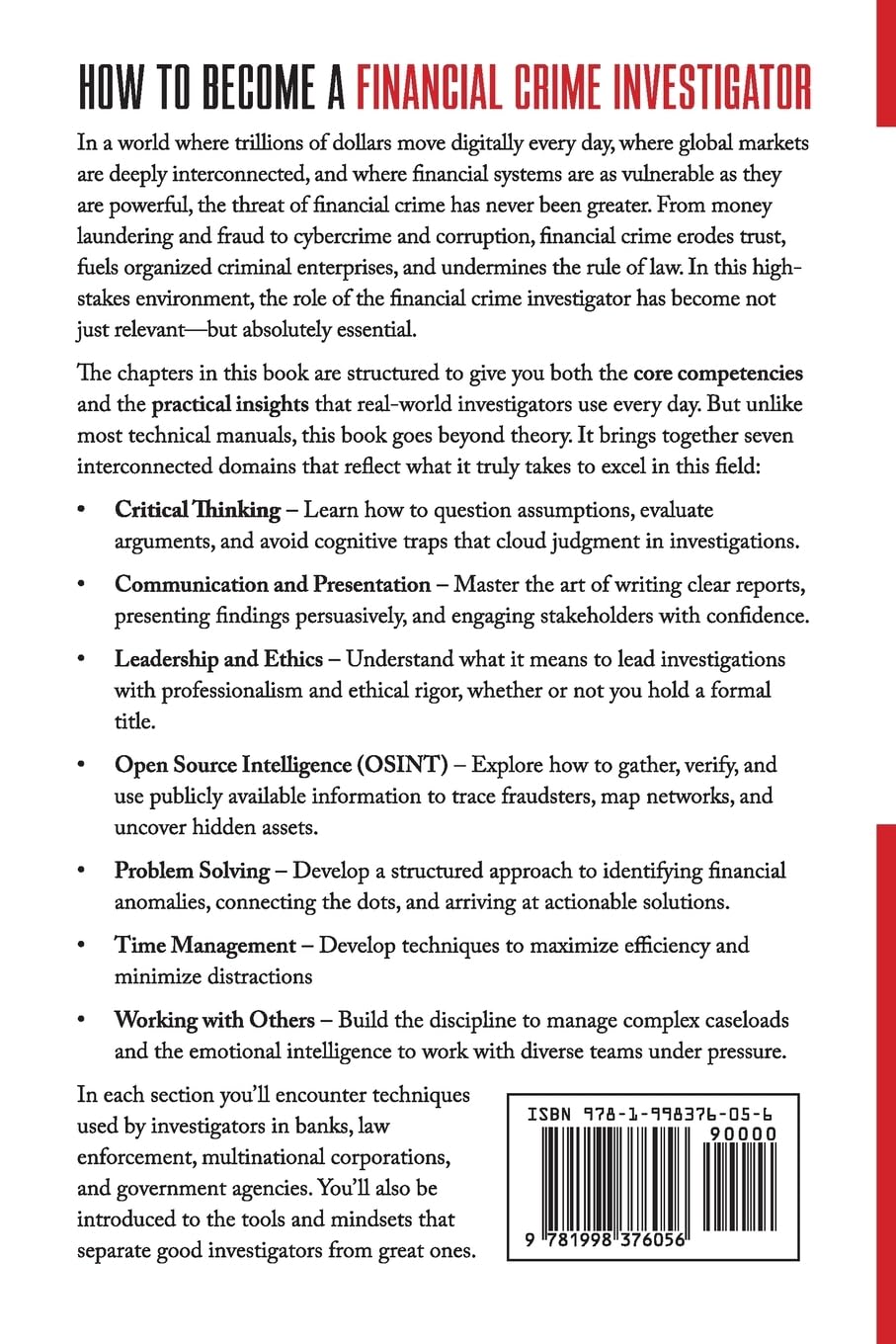 How to Become a Financial Crime Investigator: Essential Knowledge and Practical Skills for Building a Career in Financial Crime Investigation