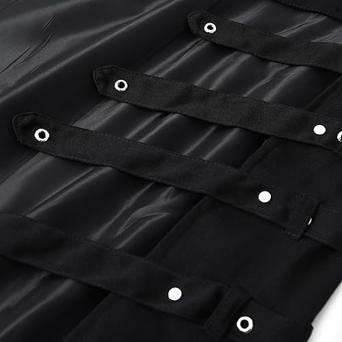 Vista 6 de Thopil Delantal gótico steampunk para mujer, accesorios de disfraz victoriano