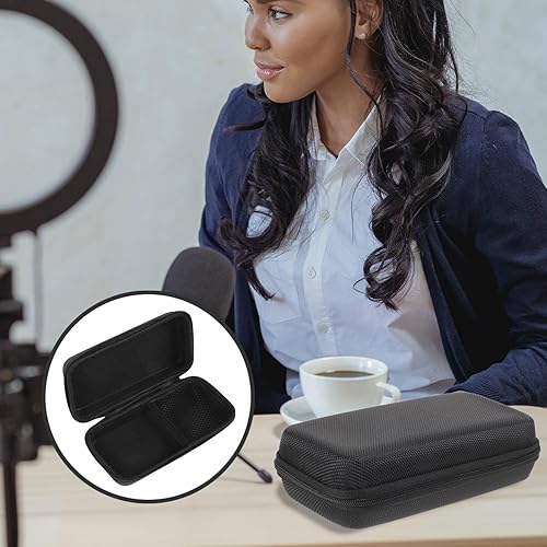 Miniatura 8 de EXCEART Caja de almacenamiento para micrófono, bolsa protectora - Caja de almacenamiento rígida a prueba de golpes para micrófono impermeable bolsa