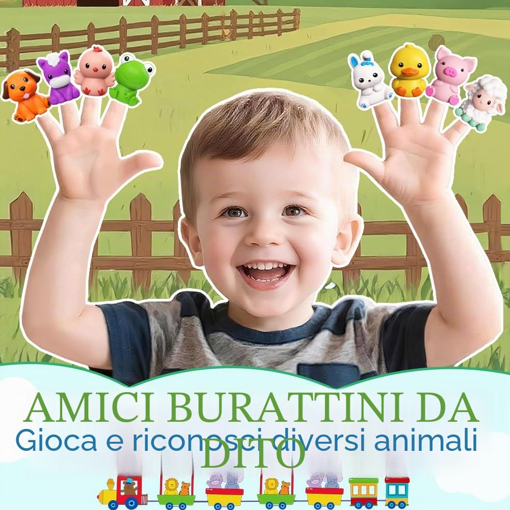 Meytccve Giocattolo Educativo per Bambini di 1-3 Anni, Set Montessori per Abbinamento e Classificazione, Treno Elettrico Moderno per Bambini Regalo di Natale o Compleanno per Maschi e Femmine (Blu)