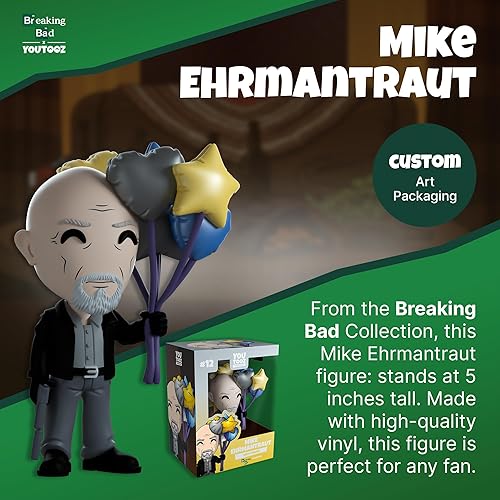Miniatura 2 de Youtooz Breaking Bad Mike Ehrmantraut Figura de vinilo de 5 pulgadas, coleccionable Mike Ehrmantraut de la colección Breaking Bad
