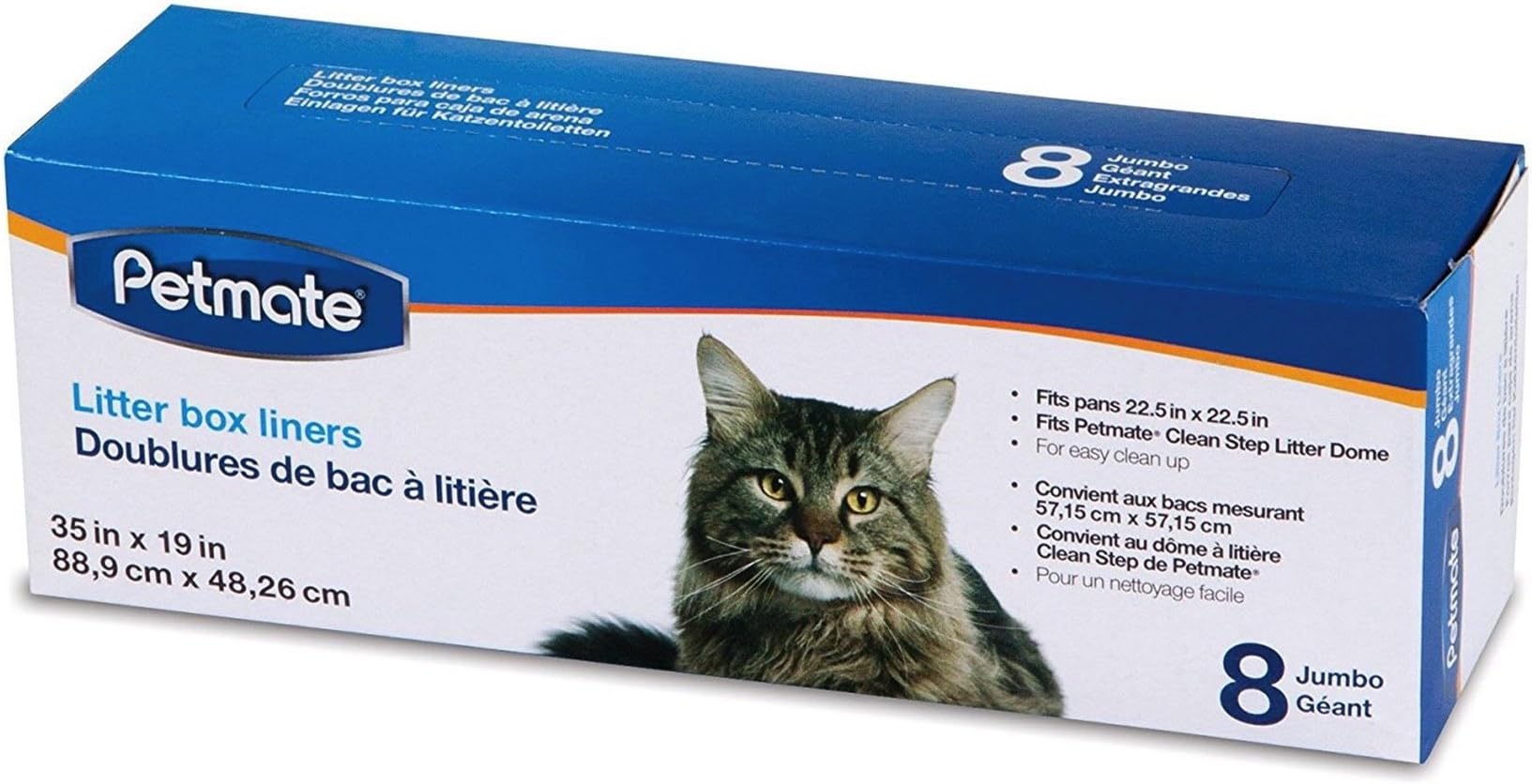 Petmate 24 Pack of Booda Dome Clean Step Cat Box Liners