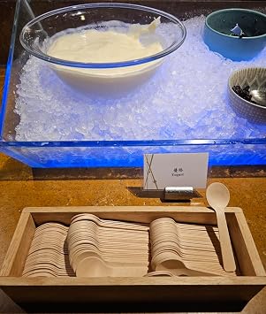 Gmark 1.5mm Extra-Thick Mini Wooden Spoons (4 Inch) - 100 Count Heavy Duty Birch Wood - Sturdy No-Snap Disposable Spoons for Gelato, Desserts & Charcuterie - Eco-Friendly & Compostable GM1042A