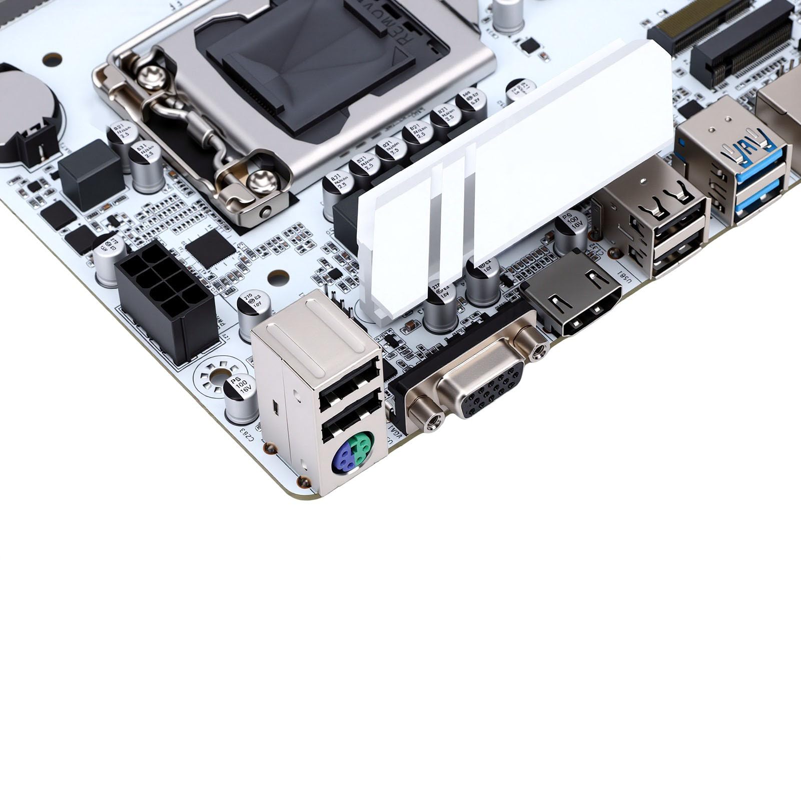 Luocute Scheda Madre H510 ITX per LGA1200, DDR4 a Doppio Canale da 64 GB | MITX 170x170mm, Supporta di Decima/undicesima Generazione, M.2 NVMe PCIe 3.0, VGA+, Realtek Gigabit LAN