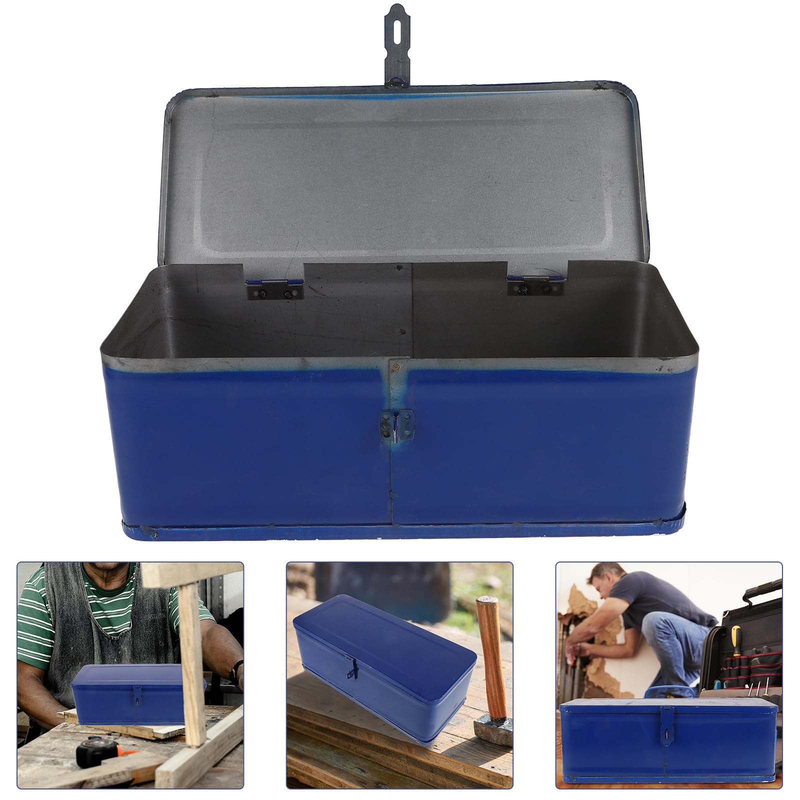 Toddmomy Boîte à Outils en Fer, Grand Volume, pour Rangement Organisé