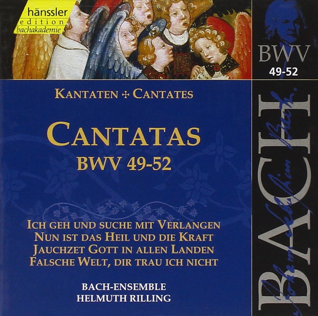 Bach: Cantatas, BWV 49-52 (Edition Bachakademie Vol 17) /Rilling