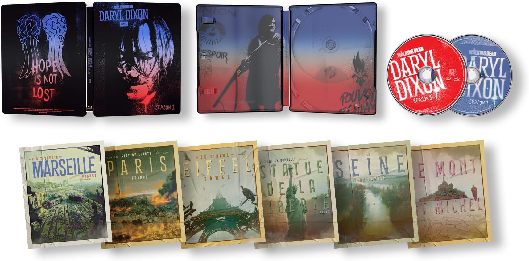 The Walking Dead: Daryl Dixon, Season 1 - Steelbook [Blu-ray]