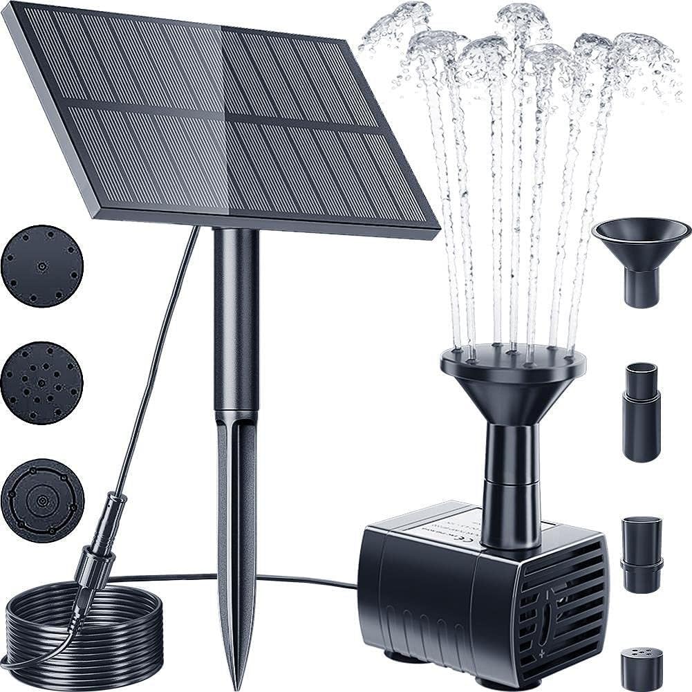 Pannelli solari, Pompa dell'acqua a pannello solare da 5 W V 200 l/h con palo