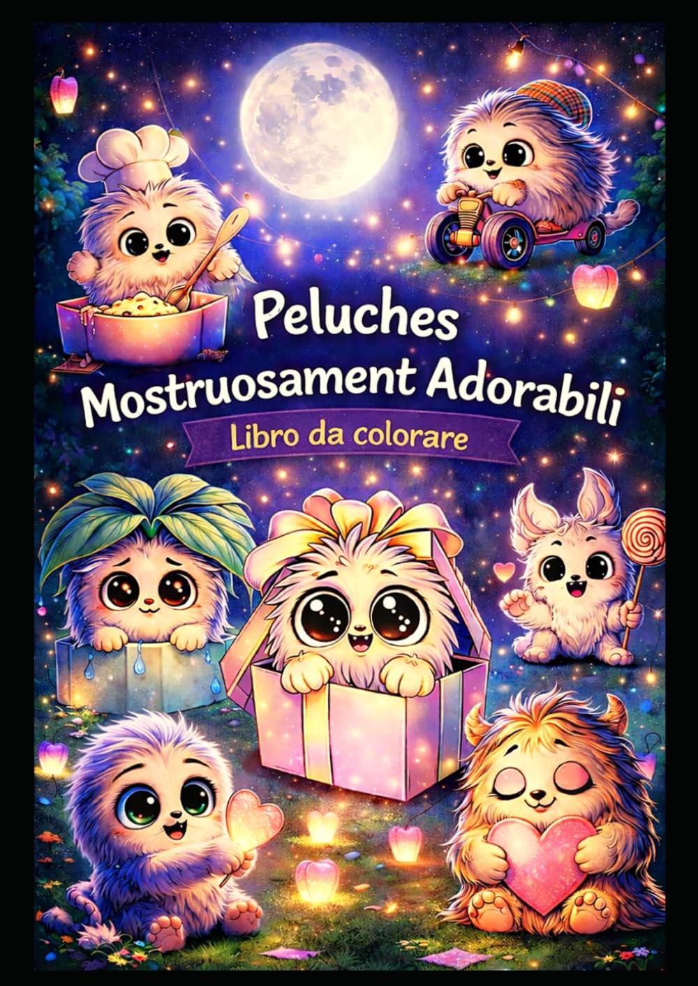 Peluches Mostruosamente Adorabili: 50 adorabili peluche mostriciattoli da colorare – Illustrazioni dolci, rilassanti e incorniciabili